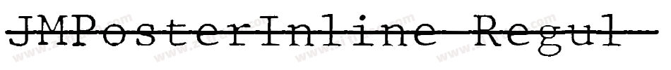 JMPosterInline Regul字体转换